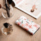 iMoshion Hoesje Geschikt voor Samsung Galaxy A21s Hoesje Met Pasjeshouder - iMoshion Design Softcase Bookcase - Wit / Roze / Blossom Watercolor
