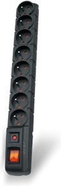 ACAR S8 power uitbreiding 1,5 m 8 AC-uitgang(en) Binnen Zwart