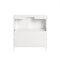 SoBuy FRG237-W - Wastafelonderkast - 2 Deuren 2 Opbergplanken - Wit 60x35x58cm