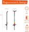 Chillafish Poogi Teen - Pogo Stick - LED verlichting - Oranje