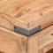 vidaXL - Salontafel - 110x52x45 - cm - massief - acaciahout