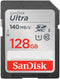 SanDisk SDSDUNB-128G-GN6IN - SDXC Geheugenkaart 128GB - UHS-I tot 140MB/s