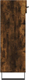 vidaXL - Schoenenkast - 60x35x105 - cm - bewerkt - hout - gerookt - eikenkleurig