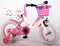 Volare Rose Kinderfiets - Meisjes - 14 inch - Roze/Wit - 95% afgemonteerd