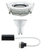 Paulmann Nova Plus - LED-inbouwlamp - Zwenkbaar 30° IP65 7W 460lm 2700K Wit mat Chroom