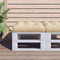 vidaXL - Palletkussen - 60x61,5x10 - cm - stof - beige
