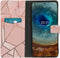 iMoshion Hoesje Geschikt voor Nokia X20 / X10 Hoesje Met Pasjeshouder - iMoshion Design Softcase Bookcase - Goud / Roze / Pink Graphic