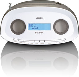 Lenco SCD-69 - Draagbare DAB+ CD-speler - USB-aansluiting - Grijs