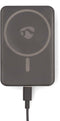 Nedis UPBKW15W5000BK - Powerbank - 2-in-1 met MagSafe en 20W USB-C - Zwart