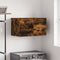 vidaXL - Wandkast - 60x36,5x35 - cm - bewerkt - hout - gerookt - eikenkleurig
