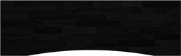 vidaXL - Bureaublad - rechthoekig - 160x50x2,5 - cm - eikenhout - donkerbruin