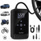 Five Stars® Compressor Bandenpomp - Draadloos - 12V - Compact - Inclusief opzetstukken