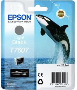 Epson T7607 - Inktcartridge - 10.200 pagina's - Grijs (25,9 ml)