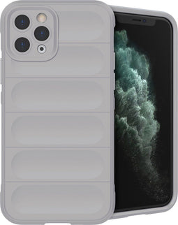 iMoshion Hoesje Geschikt voor iPhone 11 Pro Hoesje Siliconen - iMoshion EasyGrip Backcover - Grijs