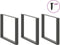 vidaXL - Eettafelpoten - 2 - st - U-vormig - 100x(72-73) - cm - staal - antraciet