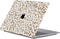 Lunso Geschikt voor MacBook Pro 13 inch M1/M2 (2020-2022) cover hoes - case - Leopard Rose Gold