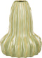 Mica Decorations Altea Vaas - Keramiek - H21 x Ø17 cm - Lichtgroen