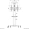 Neomounts NM-M1700BLACK - Vloerstandaard - Verstelbare hoogte t/m 75