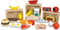 Melissa & Doug Voedselgroepen - Houten speelgoedeten met 21 stuks en 4 kratjes - Leerzaam fantasiespel (set van 21)