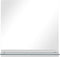 vidaXL - Wandspiegel - met - schap - 60x60 - cm - gehard - glas