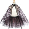 Great Pretenders Verkleedkledij Spinnenweb Cape met tutu - 4-6 jaar - Zwart