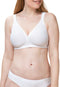 Triumph Modern Soft Cotton - Beha zonder beugel - Katoen - Wit - Maat B80