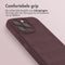 iMoshion Hoesje Geschikt voor iPhone 13 Pro Hoesje Siliconen - iMoshion EasyGrip Backcover - Aubergine