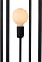 Atmooz - Vloerlamp Aiko - Staande Lamp - Stalamp - Woonkamer - Zwart - Hoogte 125cm - Metaal