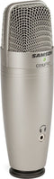 Samson C01U Pro - USB studio condensator microfoon - 16-bit 44.1/48kHz resolutie - inclusief driepoot standaard