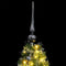 vidaXL - Kunstkerstboom - 150 - LED's - kerstballen - en - sneeuw - 150 - cm
