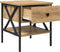 vidaXL - Nachtkastjes - 2 - stuks - Artisan - Eiken - 40x42x45 - cm - Geengineerd - Hout