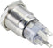 TRU COMPONENTS TC-10090944 LAS1-AGQ-11ZE/R/24V/S Vandalismebestendige druktoets 250 V/AC 3 A 1x aan/aan Continu Rood IP