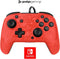 PDP Faceoff Deluxe+ Audio - Bedrade Controller - 3,5 mm audio-aansluiting - Rood Zwart