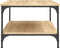 vidaXL - Salontafel - 100x55x40 - cm - bewerkt - hout - sonoma - eikenkleurig