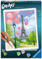 Ravensburger CreArt Spring in Paris - Schilderen op nummer voor volwassenen - Hobbypakket