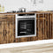 vidaXL - Ovenkast - Lucca - bewerkt - hout - gerookt - eikenkleurig