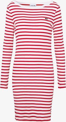 Lacoste Dames Jurk - Katoen - Boothals - Groen (FR42-EU40)