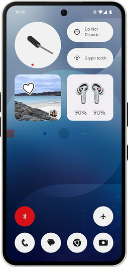 Nothing Phone (3a) - Smartphone - 12GB RAM - 256GB opslag - Wit