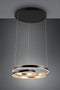 TRIO Leuchten Marnie - Hanglamp - Dimbaar 68W - Zwart/Goud