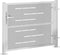 vidaXL - Poort - 100x75 - cm - roestvrij - staal