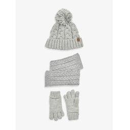 Next 3 PIECE SET - kinder Sjaal - grijs - set 5/6 jaar
