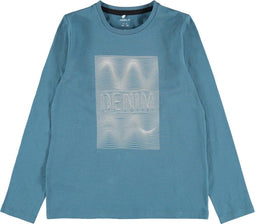 NAME IT NKMBABAK LS TOP - Jongens T-shirt - Lange mouwen - Maat 134/140
