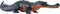 Jurassic World Wild Brullende Gryposuchus - Dinosaurusspeelgoed