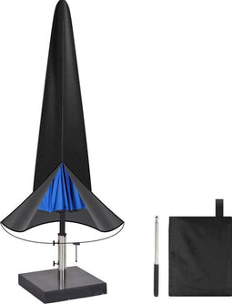 Volcan Parasolhoes voor Staande Parasol - Waterdicht - Oxford 420D - Met Rits, Trekkoord, Stok en