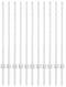 vidaXL - Hekpalen - 22 - stuks - U-vorm - 100 - cm - Gegalvaniseerd - Staal