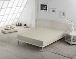 Verstelbaar onderlaken Alexandra House Living Beige 180 x 190/200 cm