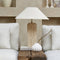 Riviera Maison Tafellamp Beige natuursteen - Novalie lampenvoet rechthoek 42 cm hoog