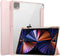 imoshion Tablet Hoes - Geschikt voor iPad Pro 12.9 (2022) / Pro 12.9 (2021) / Pro 12.9 (2020) / Pro 12.9 (2018) - Trifold Hardcase Bookcase - Roze