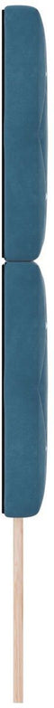 vidaXL - Hoofdbord - met - Kristalknoppen - Donkerblauw - 80 - cm - Fluweel