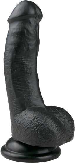 EasyToys - Realistische Dildo met Zuignap - 15 cm - Dildo's - Sex Toys voor Vrouwen en Mannen - Dildo Mannen Anaal - Zwart